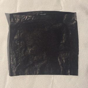 NWT Monika Chaing Leather Mini Skirt!
